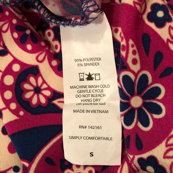 LuLaRoe Floral and Paisley Maxi Skirt - Picture 4 of 5